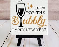 new year bubbly